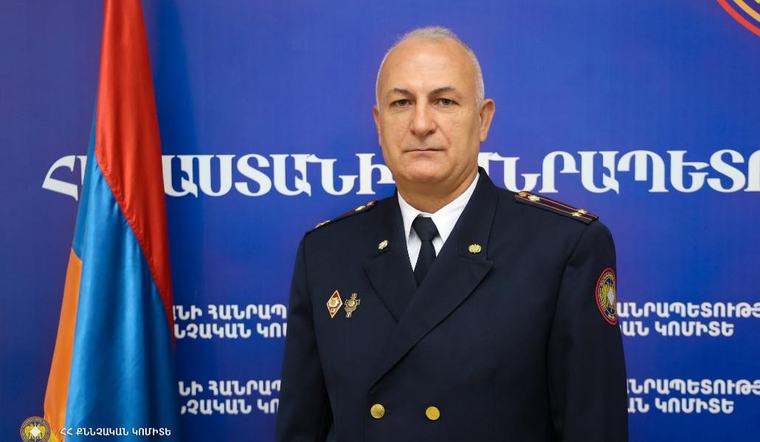 Յուրա Պապյանը նշանակվել է Նաիրիի քննչական բաժնի պետ․ ՔԿ