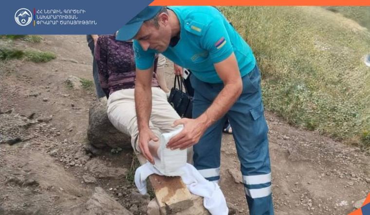 Մատուռ բարձրացող սարալանջին քաղաքացին ընկել էր և վնասել ոտքը